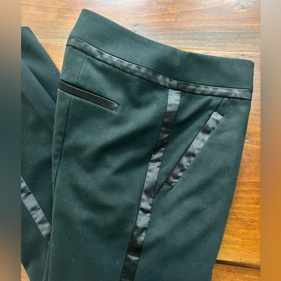 LOFT cropped tuxedo cigarette pants slacks EUC - Picture 6 of 8